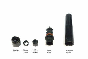 Gaggia parts set, Turbo Pannarello Saeco, Milk Wand, Frother, steam, Black - Coffeesection