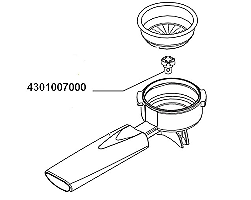 GAGGIA TWO WAY BLACK PIN FOR PERFECT CREMA FILTER BASKET - 4301007000