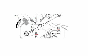 Saeco Steam valve Repairs Kit, set, rod, Magic, Royal - Steam Shaft