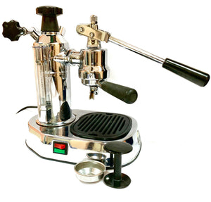 La Pavoni Europiccola Lever, 8 Cups Coffee Espresso Machine - Chrome- 220V