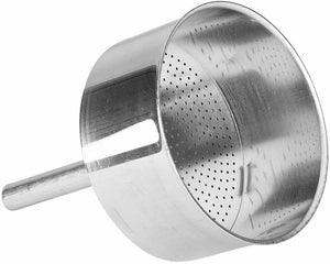 Bialetti 6 - Cup Moka Express Stovetop Espresso Maker Aluminum Replacement Funnel - Coffeesection