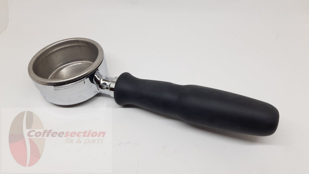 Bottomless Portafilter for La Marzocco Naked 21g Filterholder Black Handle L112 - Coffeesection