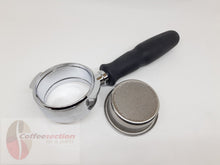 Заредете изображението в програмата за преглед на галерия, Bottomless Portafilter for La Marzocco Naked 21g Filterholder Black Handle L112 - Coffeesection
