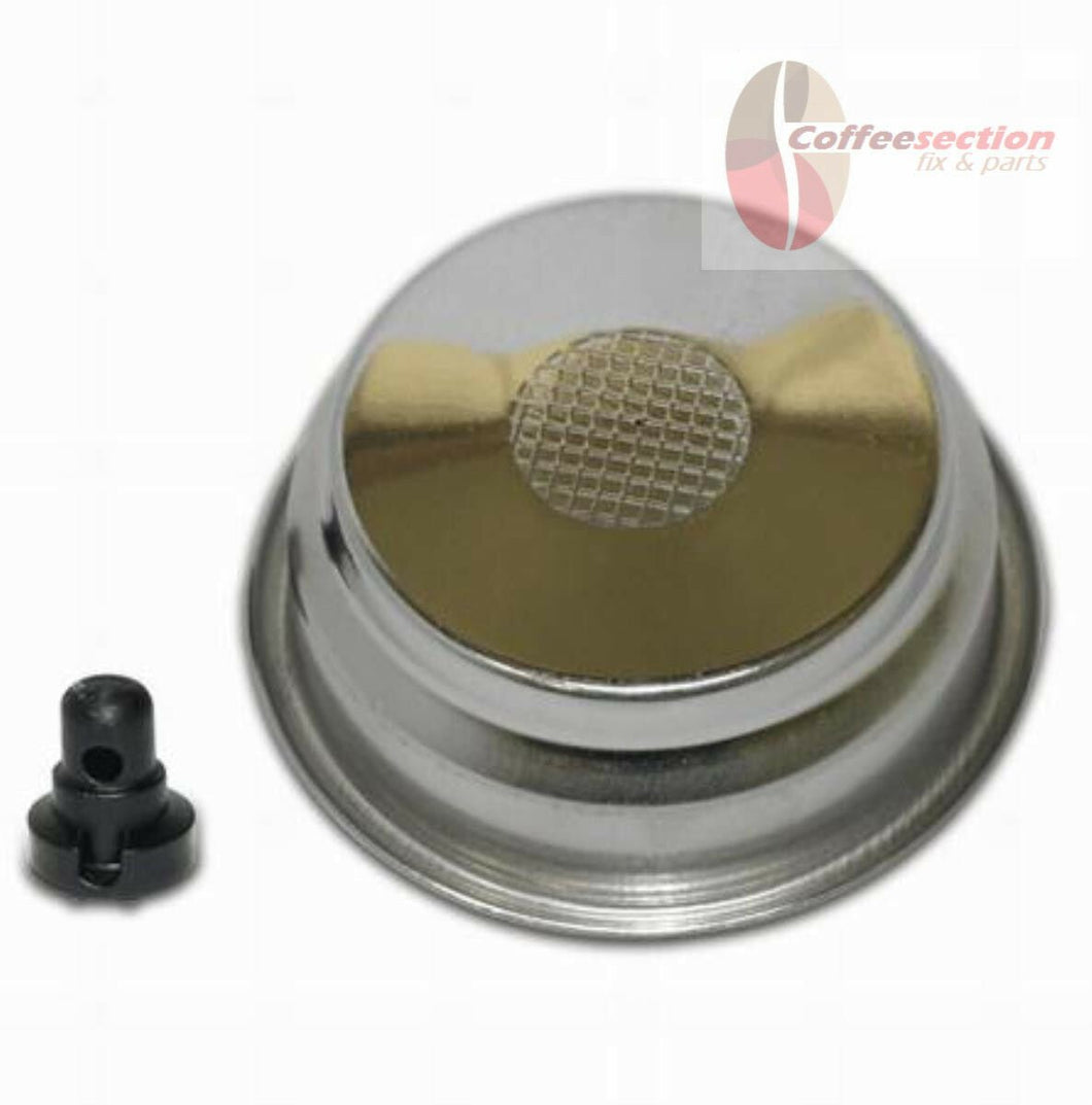 Gaggia - 21000491 Stainless Steel 2 Cup Filter Basket with Pin Pressurised Crema - Coffeesection