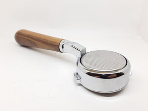 GAGGIA Classic Bottomless Naked Portafilter Walnut Handle 21g Basket Espresso - Coffeesection