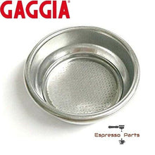 Load image into Gallery viewer, Gaggia Double Cup Filter Basket for Classic, New Baby, Saeco Nina - NF08/005 - Coffeesection
