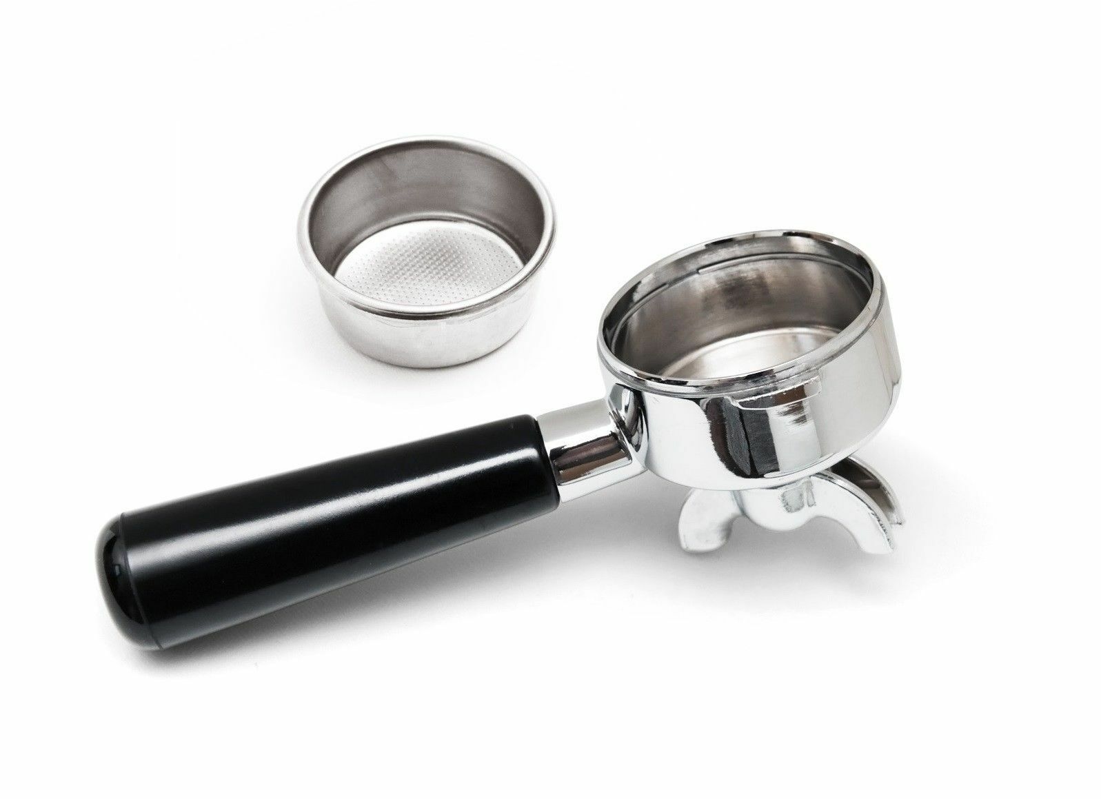 54mm Portafilter For La Pavoni & Gaggia – Double Spout With Double Basket – Made In Italy