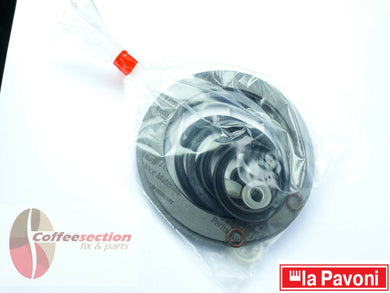 La Pavoni gasket set replacement sealed in clear plastic for espresso and cappuccino machines