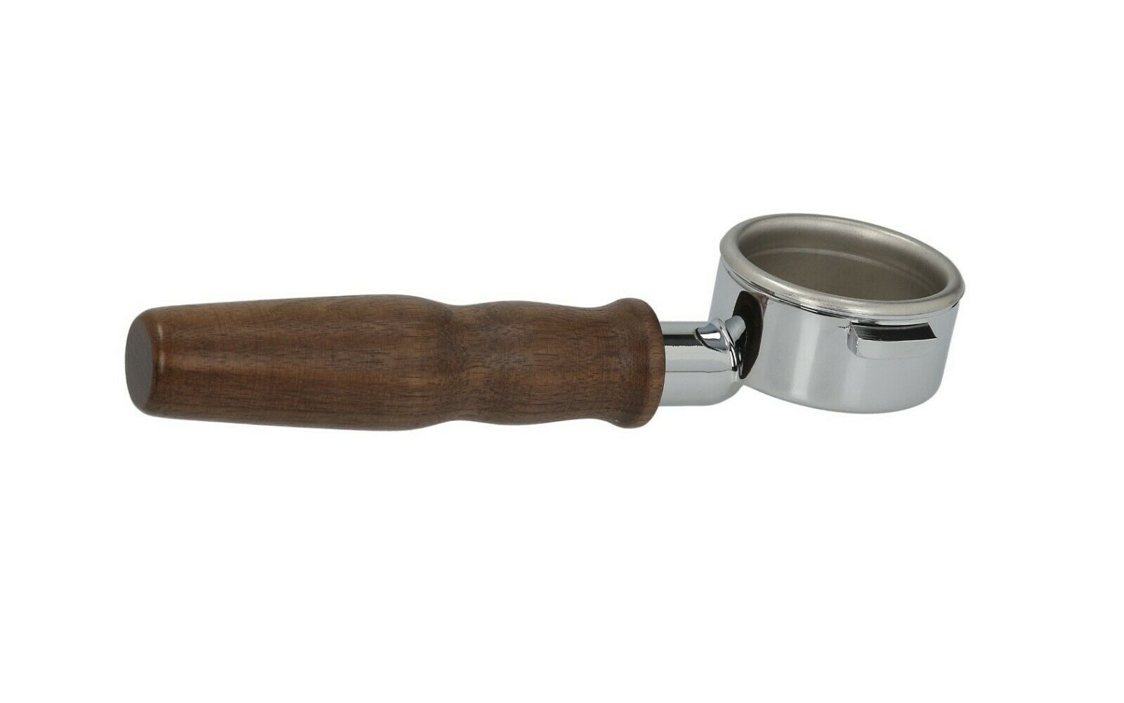 La Spaziale Wooden Bottomless Portafilter Filterholder Espresso 53mm 21g  basket