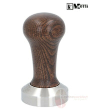 Заредете изображението в програмата за преглед на галерия, Motta Flat Stainless Coffee Tamper ø 49mm Wood Handle for Pavoni Pre Millennium - Coffeesection
