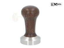 Заредете изображението в програмата за преглед на галерия, Motta Flat Stainless Coffee Tamper ø 49mm Wood Handle for Pavoni Pre Millennium - Coffeesection
