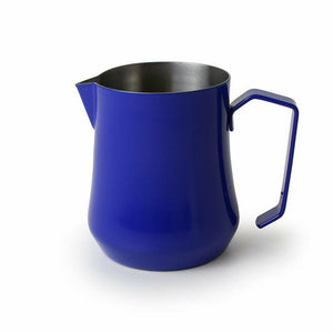 Motta OEM Stainless Steel Pitcher Blue Tulip Coffee Jug Barista cappuccino 0.50l - Coffeesection