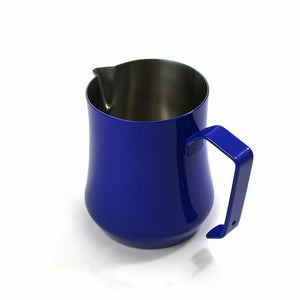 Motta OEM Stainless Steel Pitcher Blue Tulip Coffee Jug Barista cappuccino 0.50l - Coffeesection