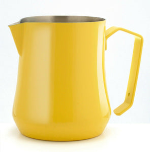 Motta Stainless Steel Pitcher Yellow Tulip Coffee Jug Barista cappuccino 0.50l - Coffeesection