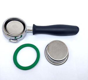 Rancilio Bottomless Portafilter Filter Holder Gasket 21g & 14g Filter Basket set - Coffeesection