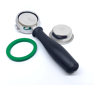 Rancilio Bottomless Portafilter Filter Holder Gasket 21g & 14g Filter Basket set - Coffeesection