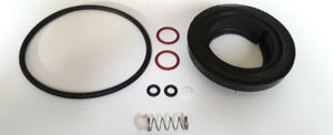 Saeco Via Venezia repair kit with replacement seals, spring, and rubber gasket for espresso machines